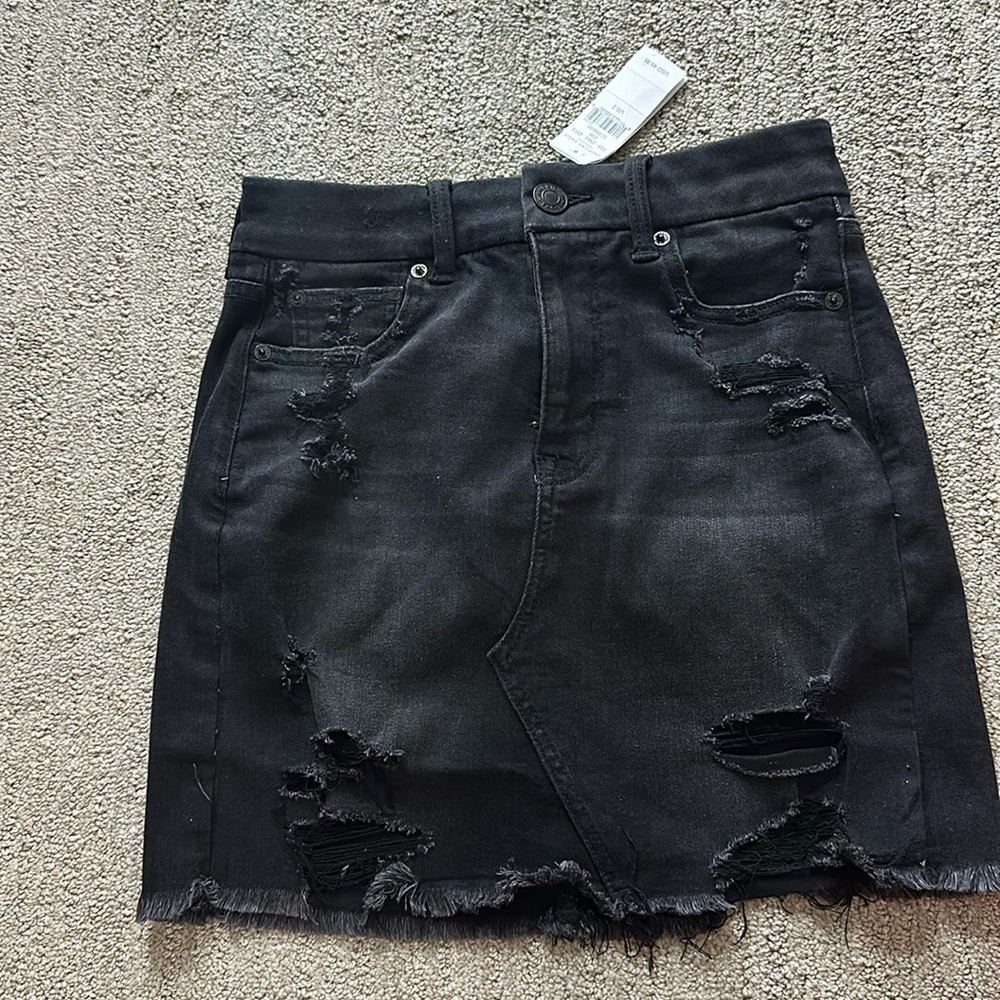 Distressed Skirt 2